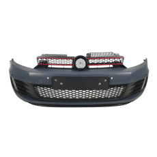 Передній бампер  ( стиль GTI ) на Volkswagen Golf VI 2008-2012 року