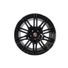R20 Gloss Black + Chrome ( одноширокі ) Диски на Porsche Cayenne 958 2010-2014 року