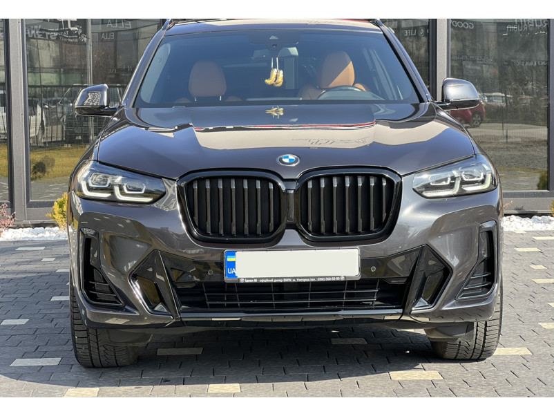 Ніздрі Чорний глянець  на BMW X3 G01 2022-2024 року
