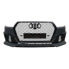Передній бампер  ( RS Style ) Black на Audi Q7 4M 2015-2020 року