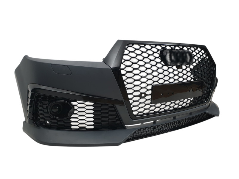 Передній бампер  ( RS Style ) Black на Audi Q7 4M 2015-2020 року