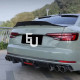 Спойлер Чорний глянець V4 на Audi A4 B9 2015-2019 року