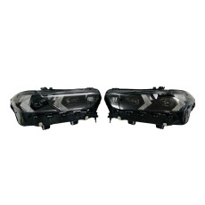 Передні фари  ( стиль Full Led Shadow LCI 2022+ ) на BMW X5 G05 2018-2022 року