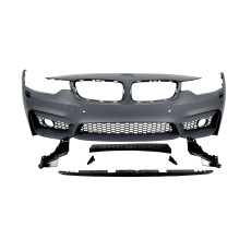 Передній бампер  ( стиль M4 ) під туманки  на BMW 4 Series F32 / F33 2013-2020 року