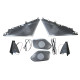 Сітки на динаміки  Silver на BMW 5 Series G60 / G61 2023-2025 року