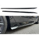 Леза на пороги Чорний глянець ( MP ) на BMW 5 Series G60 / G61 2023-2025 року