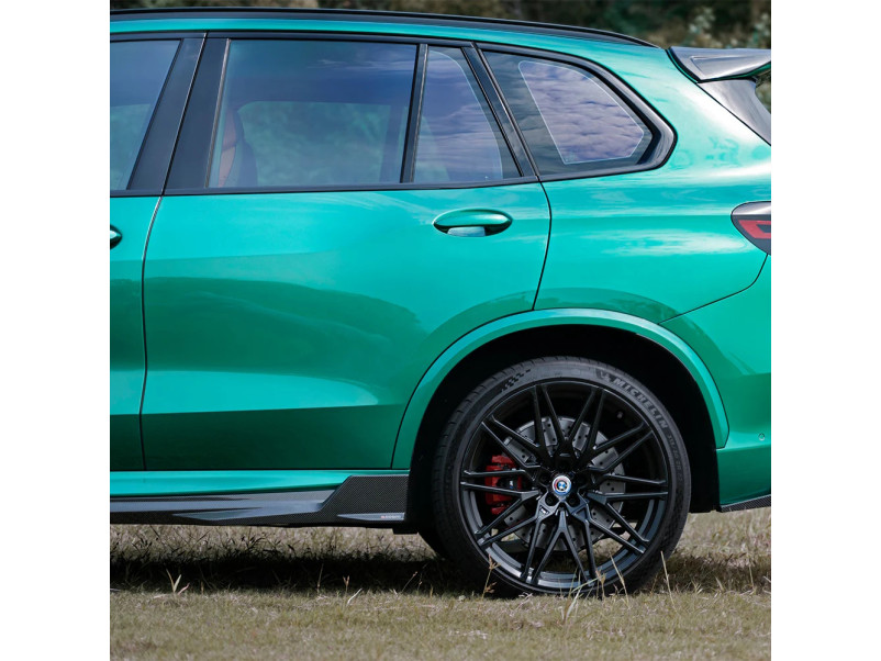 Леза на пороги ( Карбон )   на BMW X5M F95 2018-2025