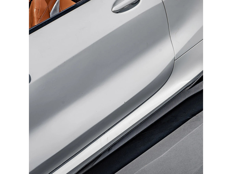 Леза на пороги ( Карбон )   на BMW 8 Series G14 / G15 / G16 2018-2023 року