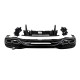 Дифузор ( заднього бампера ) Chrome Black / Chrome Pipe ( стиль S63 AMG ) Chrome Black / Chrome Pipe на Mercedes-Benz S-Class W222 2017-2020 року