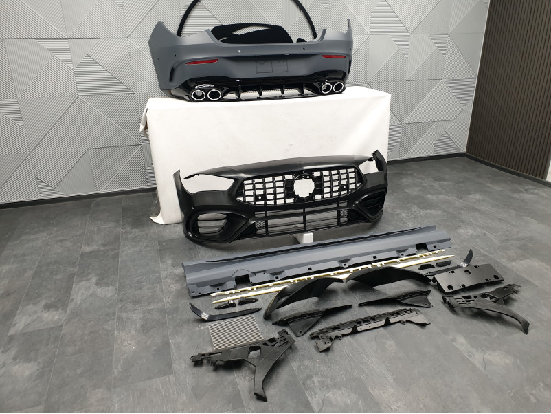 Комплект обвісів  ( AMG45 Style ) на Mercedes-Benz CLA-Class C118 2019-2023 року