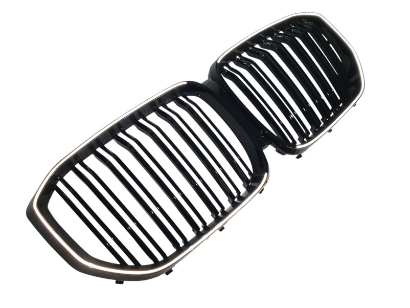 Ніздрі Чорний глянець LED ( Iconic Glow ) 2bar на BMW X5 G05 2018-2022 року