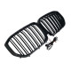 Ніздрі Чорний глянець LED ( Iconic Glow ) 2bar на BMW X5 G05 2018-2022 року