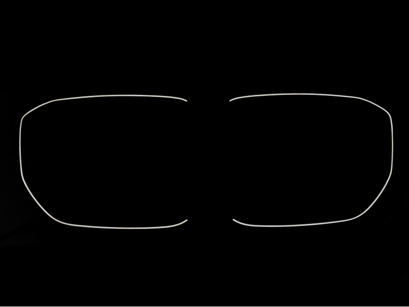 Ніздрі Чорний глянець LED ( Iconic Glow ) 2bar на BMW X5 G05 2018-2022 року