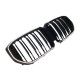Ніздрі Чорний глянець LED ( Iconic Glow ) 2bar на BMW X5 G05 2023-2025 року