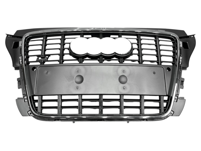 Решітка радіатора Silver Chrome ( в стилі S3 ) на Audi A3 8P 2008-2012 року