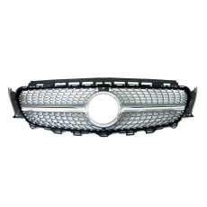 Решітка радіатора Silver ( без місця під камеру ) Diamond на Mercedes-Benz E-Class W213 2016-2020 року