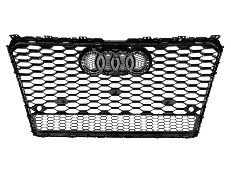 Решітка радіатора Black Silver ( в стилі RS7 quattro ) на Audi A7 4G 2010-2014 року