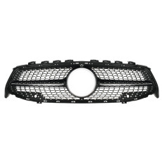 Решітка радіатора Black ( з місцем під камеру ) Diamond на Mercedes-Benz CLA-Class C118 2019-2023 року