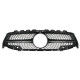 Решітка радіатора Black ( з місцем під камеру ) Diamond на Mercedes-Benz CLA-Class C118 2019-2023 року