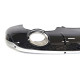 Дифузор ( заднього бампера ) Black Silver / Chrome Pipe ( в стилі RSQ5 ) на Audi Q5 8R 2012-2016 року
