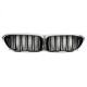Ніздрі Чорні Глянець Хром Рамка ( Подвійні M-Look ) на BMW 5 Series G30 / G31 2017-2020 року