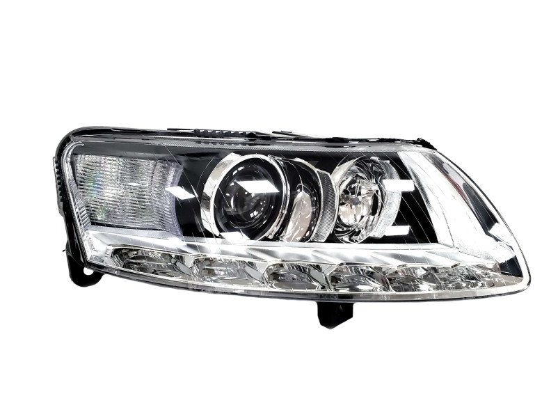 Передні фари  ( Bi-Xenon No Adaptive ) без блоків LCI на Audi A6 C6 2004-2011 року