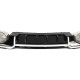Дифузор ( заднього бампера ) Black Silver / Chrome Pipe ( в стилі RS3 ) Sedan S-Line на Audi A3 8V 2016-2020 року
