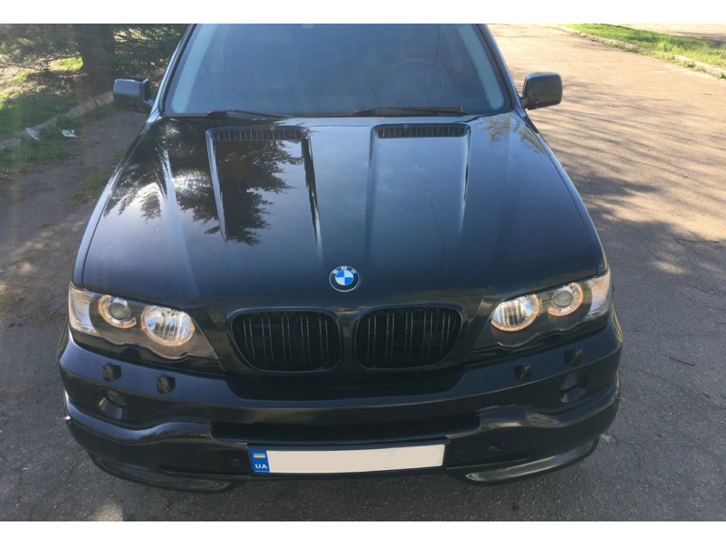 Ніздрі Чорний глянець ( Подвійні M-Look ) на BMW X5 E53 1999-2006 року