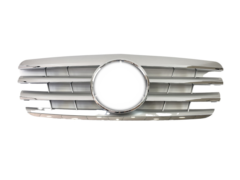 Решітка радіатора Silver CL  на Mercedes-Benz E-Class W210 2000-2002 року