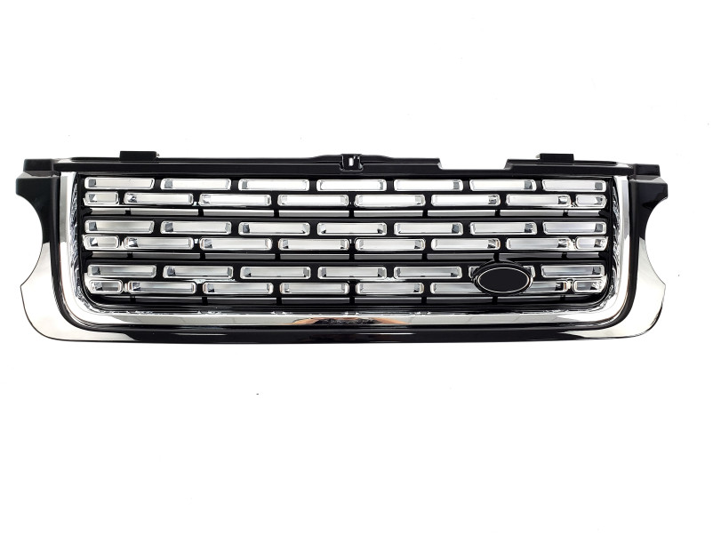 Решітка радіатора  + жабра на Land Rover Range Rover Vogue L322 2010-2013 року