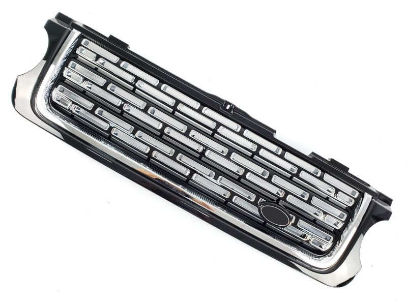 Решітка радіатора  + жабра на Land Rover Range Rover Vogue L322 2010-2013 року
