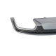 Дифузор ( заднього бампера ) Silver Black ( в стилі S7 00-00 ) на Audi A7 4G 2014-2017 року