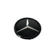 Логотипи Chrome Black скляний ( муляж дистроніка ) на Mercedes-Benz C-Class W205 2014-2018 року