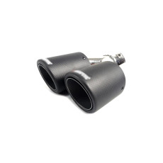 Насадки на вихлоп Carbon ( матовий ) 63mm To 89mm ( подвійна У ) на Akrapovič Akrapovič
