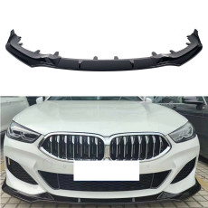 Губа ( переднього бампера ) Чорний глянець  на BMW 8 Series G14 / G15 / G16 2018-2023 року