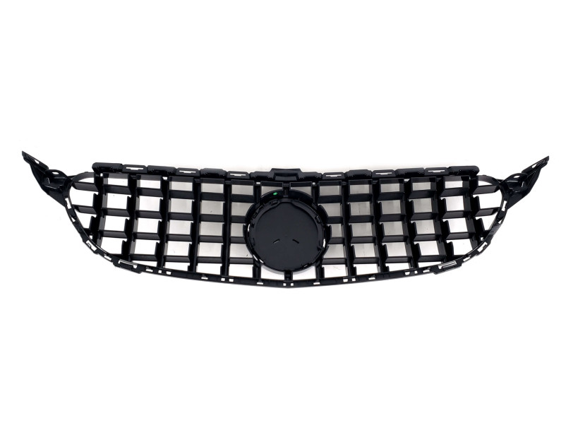 Решітка радіатора Chrome Black ( без місця під камеру ) GT на Mercedes-Benz C-Class W205 2018-2021 року