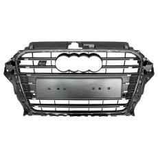 Решітка радіатора Silver Chrome ( в стилі S3 ) на Audi A3 8V 2012-2016 року