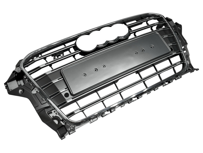 Решітка радіатора Silver Chrome ( в стилі S3 ) на Audi A3 8V 2012-2016 року