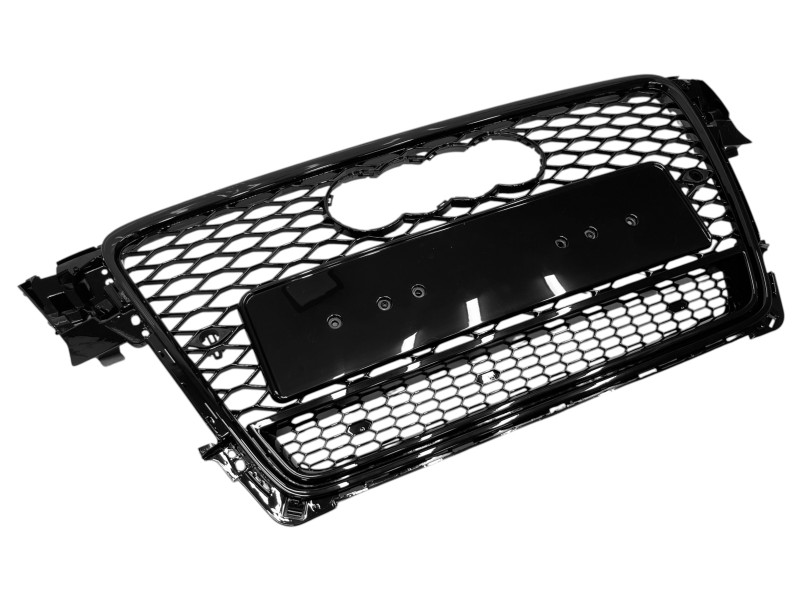 Решітка радіатора Full Black ( в стилі RS4 quattro ) на Audi A4 B8 2007-2011 року