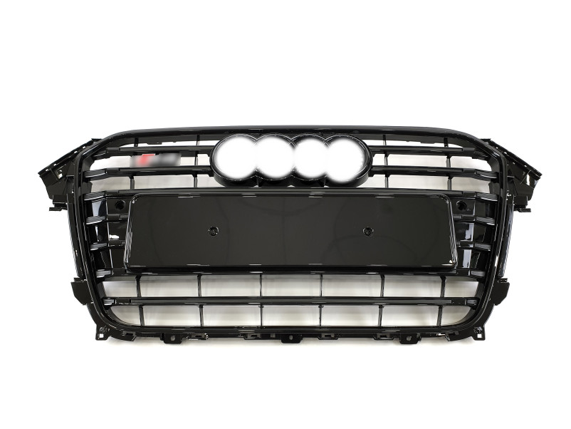Решітка радіатора Full Black ( в стилі S4 ) на Audi A4 B8 2011-2015 року