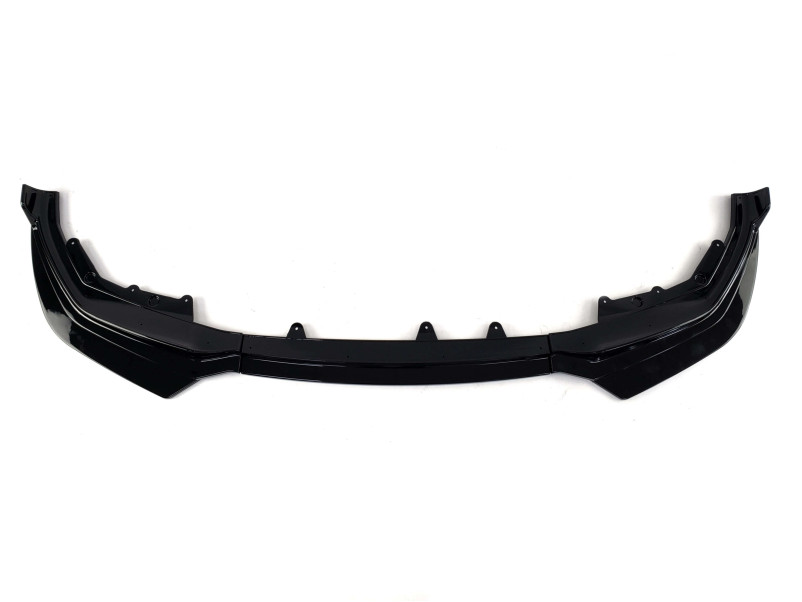 Губа ( переднього бампера ) Чорний глянець ( M-Performance / knife ) V2 на BMW 3 Series G20 / G21 2018-2022 року