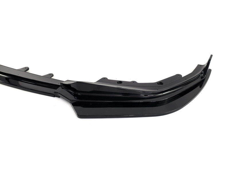 Губа ( переднього бампера ) Чорний глянець ( M-Performance / knife ) V2 на BMW 3 Series G20 / G21 2018-2022 року