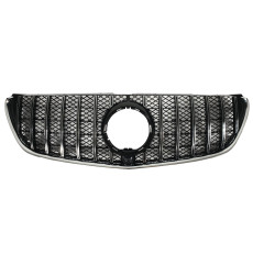 Решітка радіатора Chrome Black V2 ( з місцем під камеру ) GT на Mercedes-Benz V-Class W447 2014-2019 року