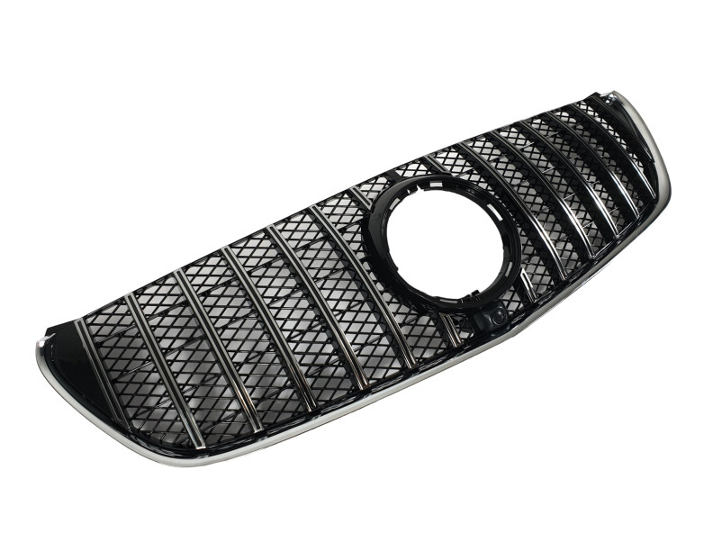 Решітка радіатора Chrome Black V2 ( з місцем під камеру ) GT на Mercedes-Benz V-Class W447 2014-2019 року