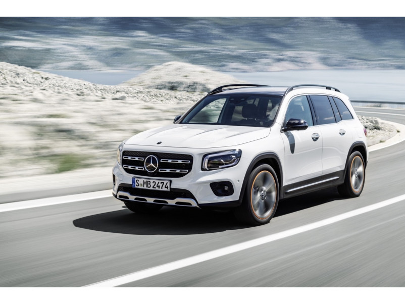 Решітка радіатора  GT Full Black ( Normal ) на Mercedes-Benz GLB-Class X247 2019-2023 року