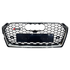 Решітка радіатора Chrome Black ( в стилі RS5 під камеру ) на Audi A5 B9 2016-2020 року