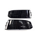 Решітки в бампер Full Black ( S4 ) S-Line на Audi A4 B9 2015-2019 року