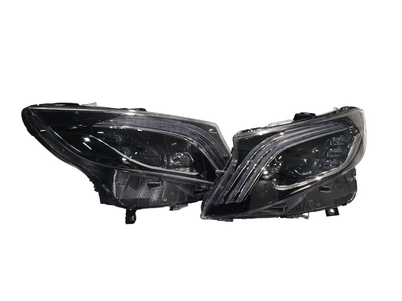 Передні фари  ( Led стиль Maybach заміна галогену ) на Mercedes-Benz VITO-Class W447 2014-2019 року