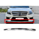 Накладки на бампер  передній ( Хром ) на Mercedes-Benz GL-Class X166 2012-2015 року