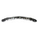 Накладки на бампер  передній ( Хром ) на Mercedes-Benz GL-Class X166 2012-2015 року